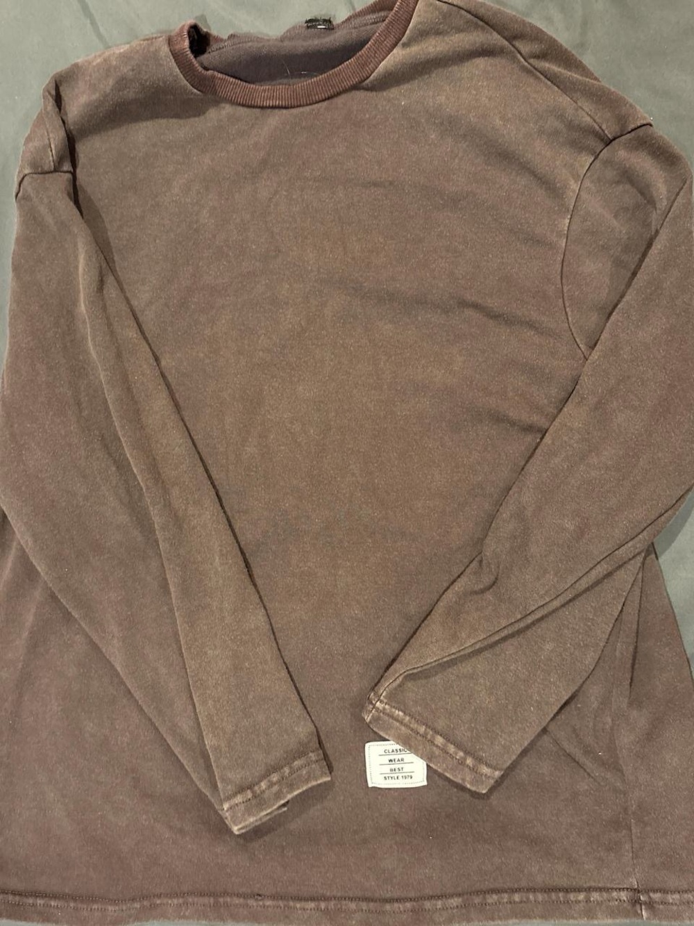 Classic Brown Long Sleeve Tee